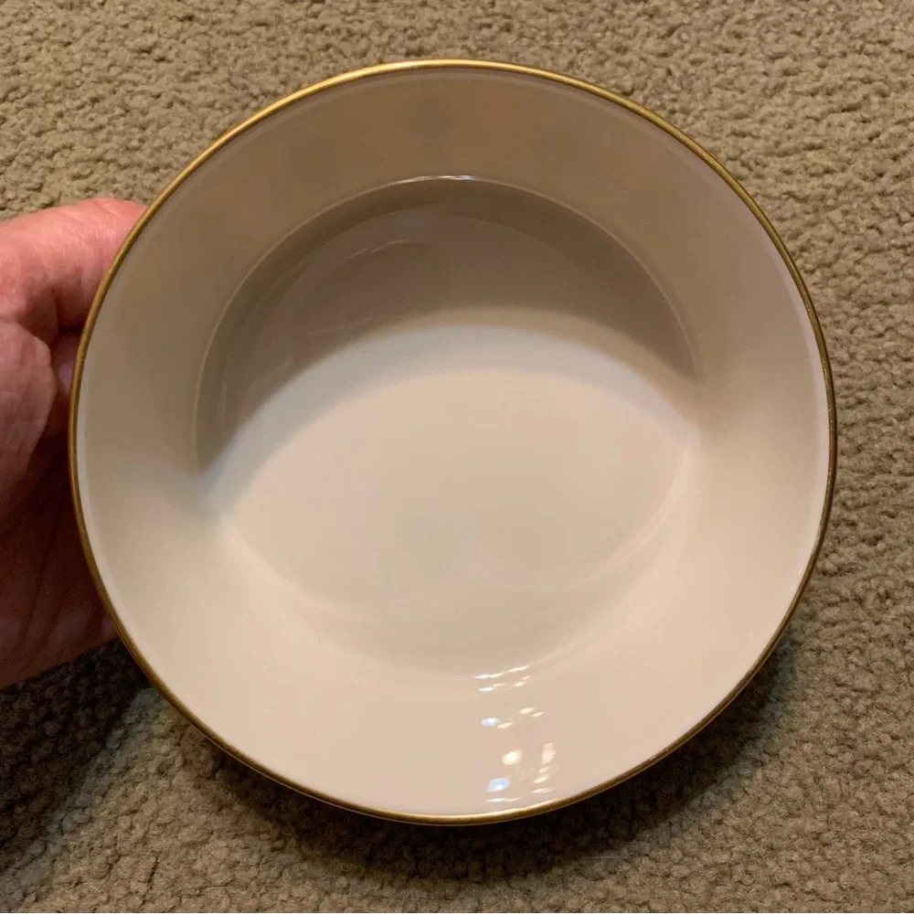 Lenox ceramic candy dish with 24 karat gold rim imperial design - Picture 8 of 8